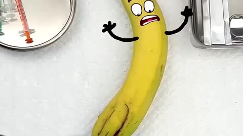 Banana Operation with a saw 🤣
