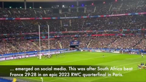 RWC 2023 | France vs South Afrca | Cheslin Kolbe's Charge-Down