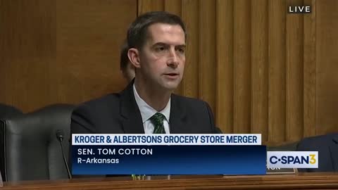 Tom Cotton Goes Nuclear On Woke Kroger CEO In Hilarious Roast