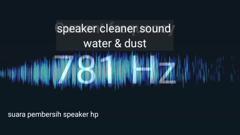 the sound of cleaning the speaker for an Android cell phone hit by water, a small sound hit by dust