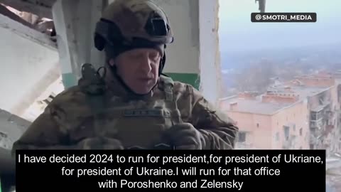 Yevgeny Prigozhin In 2024 I will run for president of Ukraine." -