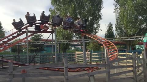 Flamingo Land Runaway Train Roller Coaster