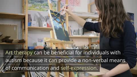 The role of art therapy in treating autism#autism #autismawareness