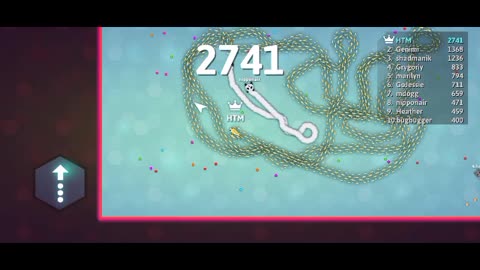 I was killed easily after I grown long - snake.io