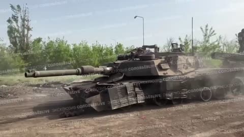 Russian Troops Evacuated an Abrams Tank for Display in Moscow