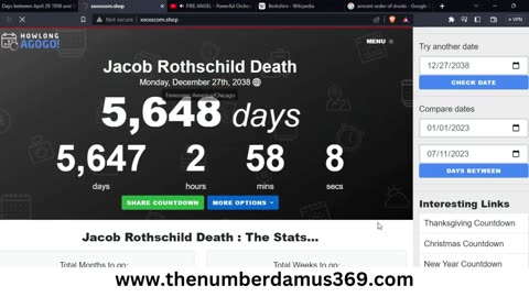 Jacob Rothschild Death Year Timeline