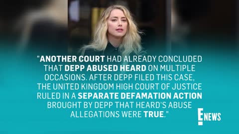 Amber Heard Appeals Chilling Johnny Depp Trial Verdict E! News