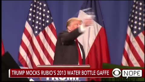Trump “Throwing ”Water at Public For Fun