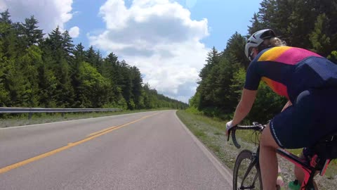 Bike Ride - Highland Scenic Highway in West Virgina