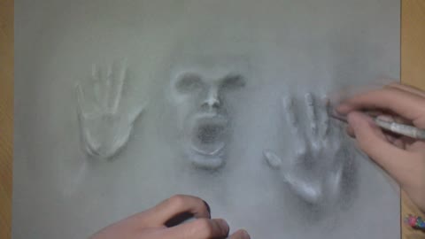 Scary illusion Drawing.. BOUH!