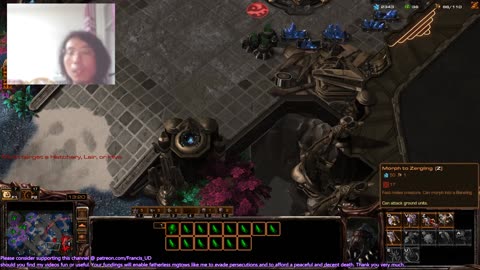 starcraft2 a lousy defeat in zvz on babylon then zvp on gresvan base race pitiful