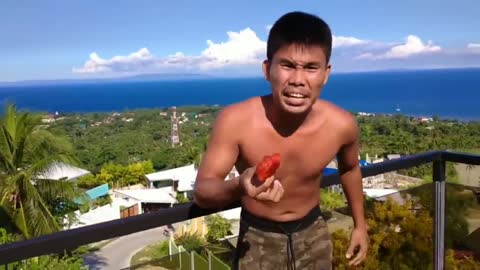 Mukbang challenge / boy tapang vs alieneo tv