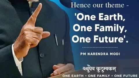 G20 Summit 2023 is 'Vasudhaiva Kutumbakam—One Earth,One Family,One Future#India Welcomes LeadersG21