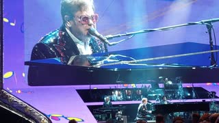 Elton John plays Bennie and the Jets