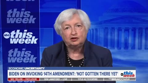 Biden and Yellen Explicitly Put 14th Amendment on Table to Bypass Congress and Ignore Debt Limit