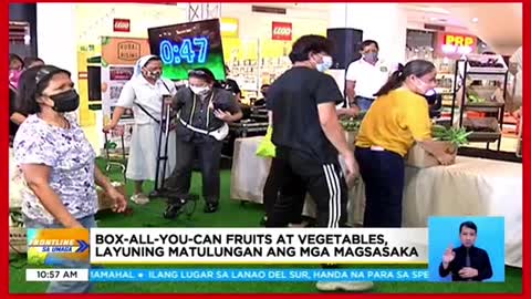 Box-all-you-can fruits andvegetables, pakulo ng isang NGO