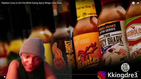 HoodieDre Reacts To Stephen Curry Is On Fire While Eating Spicy Wings | Hot Ones