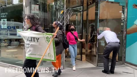 Climate Activists STORM BlackRock HQ in NYC - Multiple Arrests