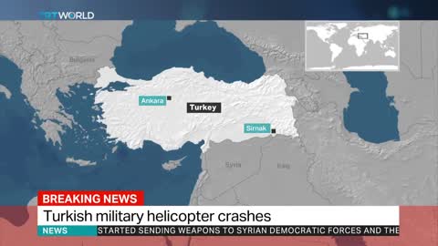 Breaking News: Turkish military helicopter crashes in Sirnak province