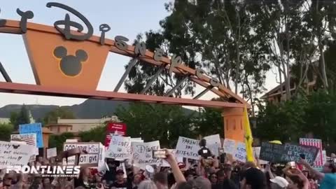 BOYCOTT DISNEY! People are in the streets! (4/7/2022)