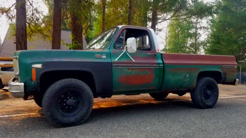 1976 GMC Square Body Truck Gets Seat Cover