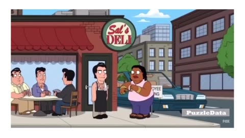 Family Guy (S10E02): Black vs. Italian