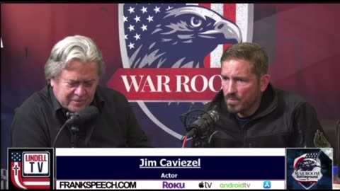 Steve Bannon interviews Jim Caviezel on The Sound of Freedom movie. FULL