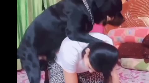 Dog 🐶 fucking Indian hot girl 😂 funny video please watch this video