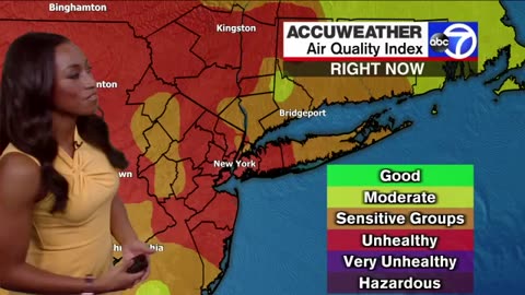 Air quality 'unhealthy' across New York City, Tri-State area - Friday, June 30, 2023 11:56PM