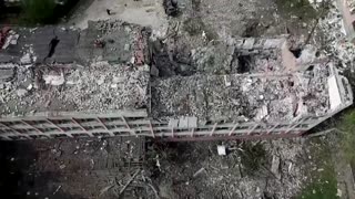 Airstrike hits university building in Bakhmut, Ukraine