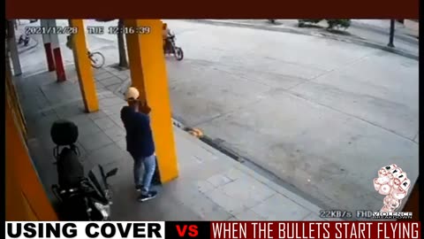 Taking cover and escape during a drive-by shooting | Real Violence For Knowledge