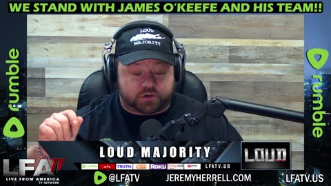 LFA TV CLIP: WE STAND WITH JAMES O'KEEFE!