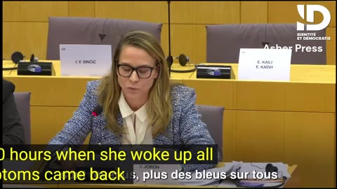 MEP Virginie Joron -Director of EMA admits that victims are used to build a “model” (SUBTITLES)