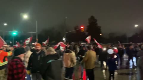 ⚡⚡Breaking: More People Join Mandate Protest after Ontario Premier Doug Ford calls for crackdown