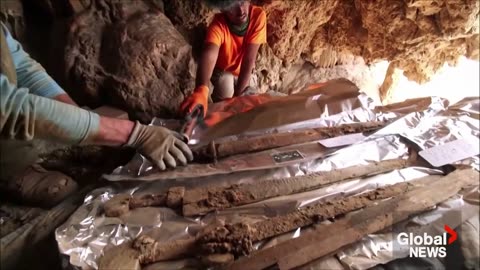 Millenia-old Roman swords discovered in Dead Sea cave that was likely hideout for Jewish rebels