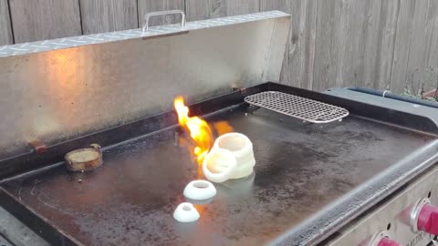 To Wow Your Kids, Create An Onion Volcano On Your Griddle