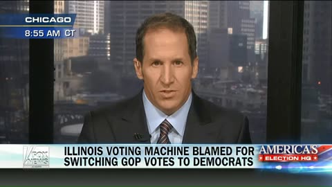 Voting Machines - Voting Machine Switching GOP Votes to Democrat in Illinois