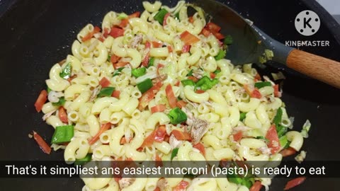 Easiest way to make chicken macroni (pasta)