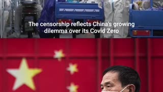 CHINA PROTEST LOCKDOWNS BEING CENSORED