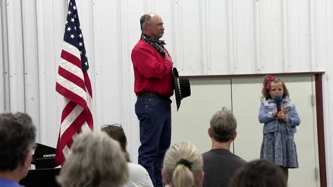 Arise USA in Yankton, SD: Scarlett Radke Leads the Pledge of Allegiance