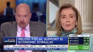 Jim Cramer calls Nancy Pelosi “Crazy Nancy” on a live TV interview! :0