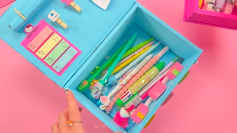 DIY - ORGANIZER Opened with a SECRET CODE and has HIDDEN COMPARTMENT - PENCIL BOX