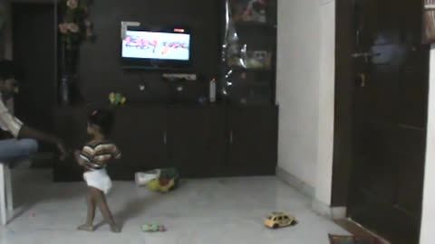 Funny dance by two children of the south Indian song