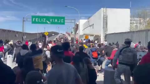 The Biden Illeagal Border Invasion Continues In El Passo, TX