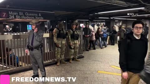 Lawless NYC Takes First Step Toward Police State With Over 1000 National Guard in Subways