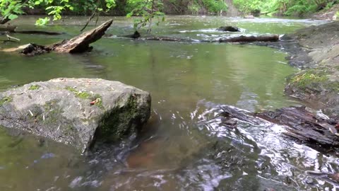 Water relaxing sound.