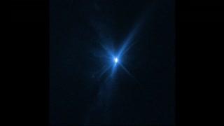 El impacto de DART contra el asteroide desde los ojos del Hubble y el Webb