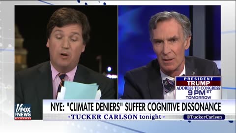Tucker Carlson takes on Bill Nye the Science Guy (Feb 27, 2017)