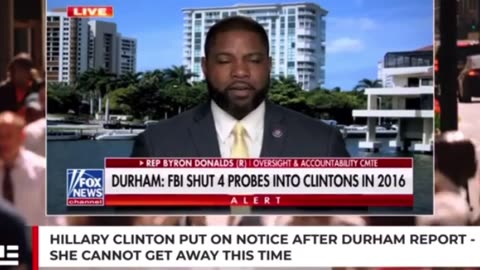 Byron Donalds buries Hillary Clinton with the Durham report.
