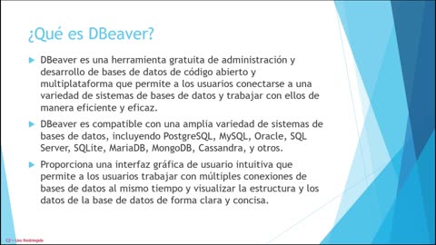 Instalación de la herramienta de base de datos Dbeaver.